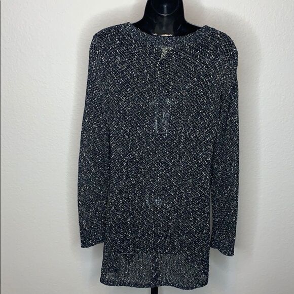 EILEEN Fisher Speckled Tunic Sweater - Picture 3 of 10